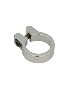 Alloy Seatpost Clamp Outer Diameter 31.8mm Chrome.